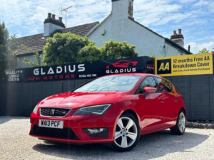 2013 SEAT Leon 2.0 Tdi Cr Fr Euro 5 (s/s) 5dr in Red — image 3