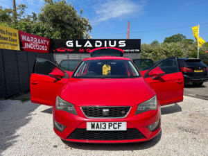 2013 SEAT Leon 2.0 Tdi Cr Fr Euro 5 (s/s) 5dr in Red — image 5