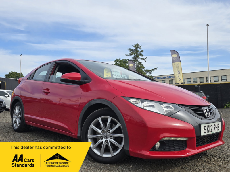 2012 Honda Civic 1.8 I-Vtec Es Hatchback 5dr Petrol Manual Euro 5 (s/s) (142 Ps) in Red — image 1
