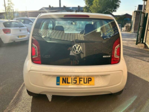 2015 Volkswagen Up! 1.0 Bluemotion Tech High Up! Euro 5 (s/s) 3dr in White — image 6