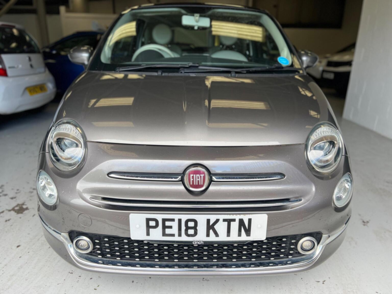 2017 Fiat 500 1.2 Lounge Euro 6 (s/s) 3dr in Grey — image 1