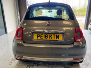 2017 Fiat 500 1.2 Lounge Euro 6 (s/s) 3dr in Grey — image 3