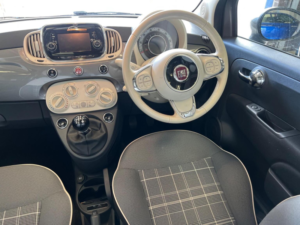 2017 Fiat 500 1.2 Lounge Euro 6 (s/s) 3dr in Grey — image 4