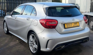 2017 Mercedes-Benz A Class 1.6 A180 Amg Line (executive) 7g-Dct Euro 6 (s/s) 5dr in Silver — image 4