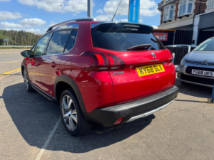 2018 Peugeot 2008 1.2 Puretech Gpf Allure Euro 6 (s/s) 5dr in Red — image 3