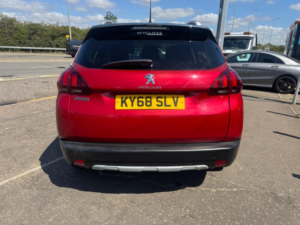 2018 Peugeot 2008 1.2 Puretech Gpf Allure Euro 6 (s/s) 5dr in Red — image 4