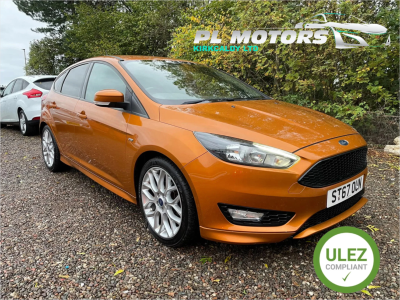 2017 Ford Focus 1.0t Ecoboost St-Line Hatchback 5dr Petrol Manual Euro 6 (s/s) (125 Ps) in Orange — image 1
