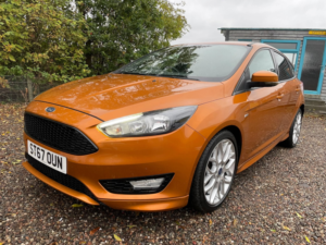 2017 Ford Focus 1.0t Ecoboost St-Line Hatchback 5dr Petrol Manual Euro 6 (s/s) (125 Ps) in Orange — image 2