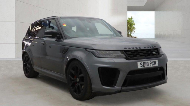 2018 Land Rover Range Rover Sport 5.0 P575 V8 Svr Auto 4WD Euro 6 (s/s) 5dr in Grey — image 1