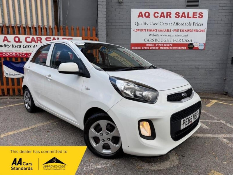 2015 Kia Picanto 1.0 1 Euro 6 5dr in White — image 1