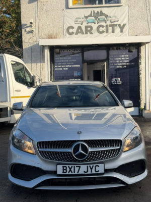 2017 Mercedes-Benz A Class 1.6 A180 Amg Line (executive) 7g-Dct Euro 6 (s/s) 5dr in Silver — image 2