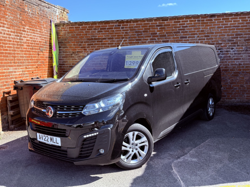 2022 Vauxhall Vivaro 2.0 Turbo D 3100 Elite in Black — image 1