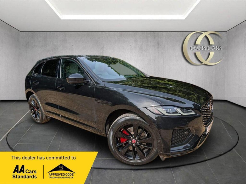2021 Jaguar F-Pace 2.0 P250i R-Dynamic Se Auto AWD Euro 6 (s/s) 5dr in Black — image 1
