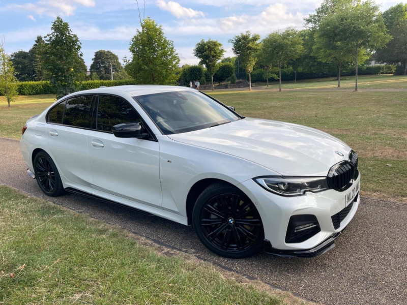 2020 BMW 3 Series 2.0 330e 12kwh M Sport Auto Euro 6 (s/s) 4dr in White — image 1