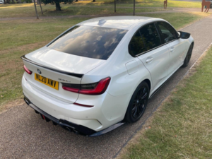 2020 BMW 3 Series 2.0 330e 12kwh M Sport Auto Euro 6 (s/s) 4dr in White — image 4
