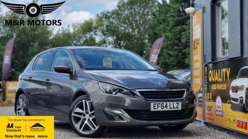 2015 Peugeot 308 1.2 E-Thp Puretech Feline Euro 6 (s/s) 5dr in Grey — image 1