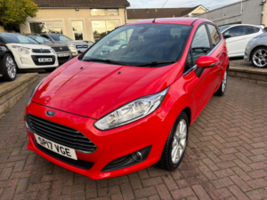 2017 Ford Fiesta 1.0t Ecoboost Titanium Powershift Euro 6 5dr in Red — image 4