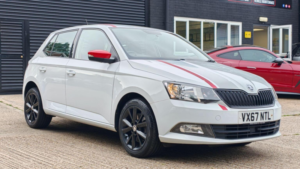 2017 Skoda Fabia 1.0 Tsi Se Euro 6 (s/s) 5dr in White — image 4