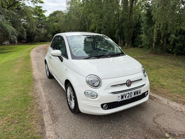 2020 Fiat 500 1.2 1.2 69hp Lounge in White — image 1