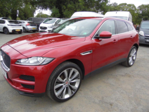 2019 Jaguar F-Pace 2.0 D240 Portfolio Auto AWD Euro 6 (s/s) 5dr in Red — image 3