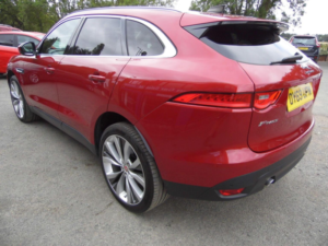2019 Jaguar F-Pace 2.0 D240 Portfolio Auto AWD Euro 6 (s/s) 5dr in Red — image 4