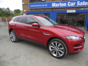 2019 Jaguar F-Pace 2.0 D240 Portfolio Auto AWD Euro 6 (s/s) 5dr in Red — image 5