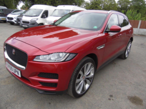 2019 Jaguar F-Pace 2.0 D240 Portfolio Auto AWD Euro 6 (s/s) 5dr in Red — image 6