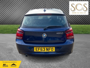 2014 BMW 1 Series 2.0 120d Se 5-Door Auto in Blue — image 6