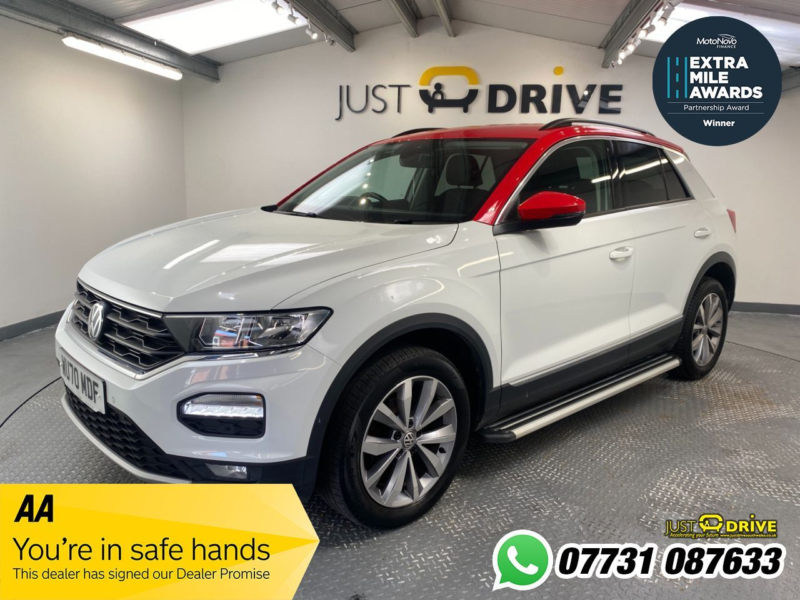 2020 Volkswagen T-Roc 1.0 Tsi Design SUV 5dr Petrol Manual Euro 6 (s/s) (110 Ps) in White — image 1