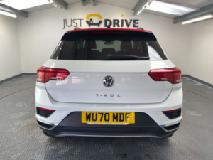 2020 Volkswagen T-Roc 1.0 Tsi Design SUV 5dr Petrol Manual Euro 6 (s/s) (110 Ps) in White — image 4