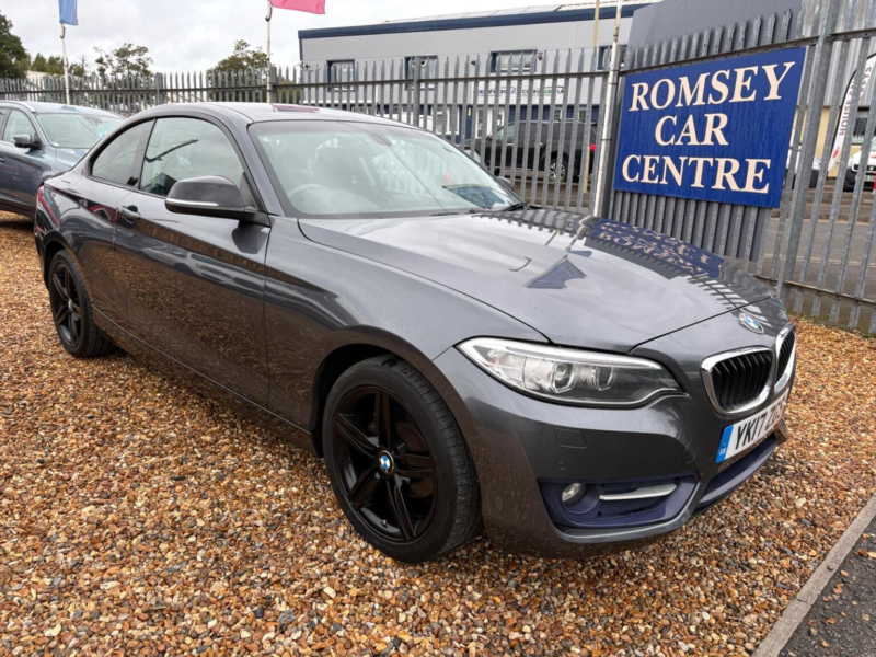 2017 BMW 2 Series 2.0 218d Sport Auto Euro 6 (s/s) 2dr in Grey — image 1