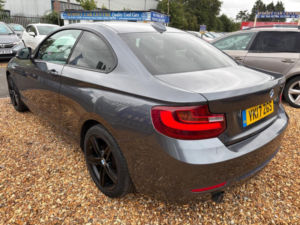 2017 BMW 2 Series 2.0 218d Sport Auto Euro 6 (s/s) 2dr in Grey — image 4
