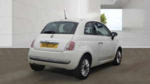 2015 Fiat 500 1.2 500 1.2 69hp Lounge White 3dr Lowtax+panroof in White — image 2