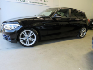 2016 BMW 1 Series 1.5 116d Sport Euro 6 (s/s) 5dr in Black — image 4