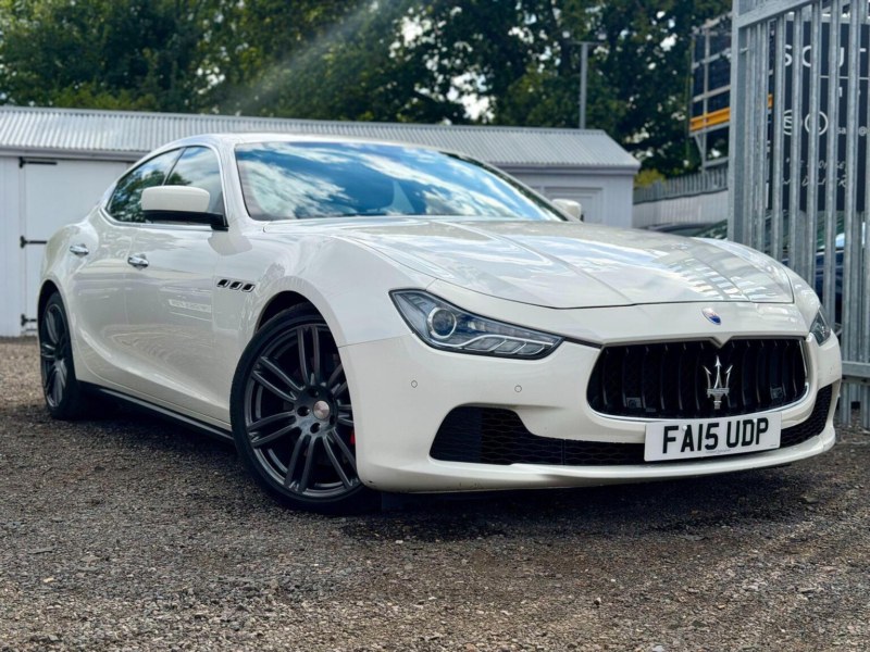 2015 Maserati Ghibli 3.0d V6 Zf Euro 5 (s/s) 4dr in White — image 1