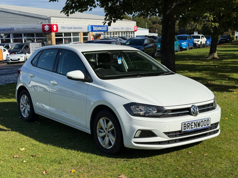 2018 Volkswagen Polo 1.0 Evo Se Hatchback 5dr Petrol Manual Euro 6 (s/s) (65 Ps) in White — image 1