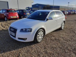 2008 Audi A3 1.6 Special Edition Sportback 5dr in White — image 3