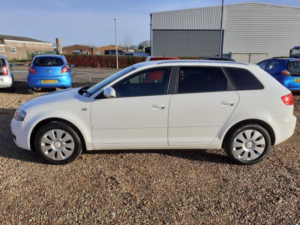 2008 Audi A3 1.6 Special Edition Sportback 5dr in White — image 4