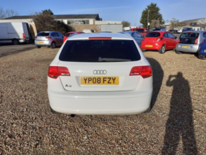 2008 Audi A3 1.6 Special Edition Sportback 5dr in White — image 6