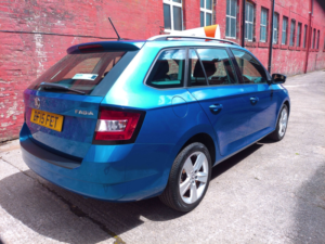2015 Skoda Fabia 1.2 Tsi Se L in Blue — image 4