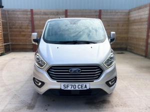 2020 Ford Tourneo Custom L2 Lwb 5 SEAT Twin Wheelchair Accessible Disabled Access Vehicle Wav in Silver — image 5