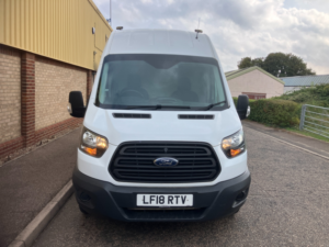 2018 Ford Transit 2.0 350 Ecoblue Panel Van 5dr Diesel Manual Fwd L2 H3 Euro 6 (130 Ps) in White — image 2
