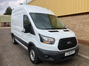 2018 Ford Transit 2.0 350 Ecoblue Panel Van 5dr Diesel Manual Fwd L2 H3 Euro 6 (130 Ps) in White — image 3