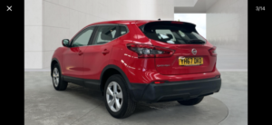 2017 Nissan Qashqai 1.5 Dci Acenta in Red — image 3