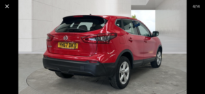 2017 Nissan Qashqai 1.5 Dci Acenta in Red — image 4