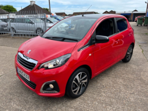 2020 Peugeot 108 1.0 Allure Hatchback 5dr Petrol Manual Euro 6 (s/s) (72 Ps) in Red — image 3