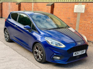 2018 Ford Fiesta 1.0t Ecoboost St-Line Euro 6 (s/s) 3dr in Blue — image 2