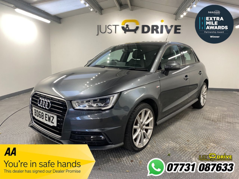 2018 Audi A1 1.6 Tdi S Line Sportback 5dr Diesel Manual Euro 6 (s/s) (nav) (116 Ps) in Grey — image 1