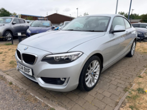 2014 BMW 2 Series 2.0 218d Se Euro 6 (s/s) 2dr in Silver — image 4