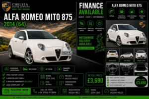 2014 Alfa Romeo Mito 875 Tb Twinair Distinctive Euro 6 (s/s) 3dr in White — image 2